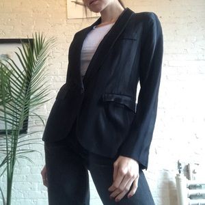 Smythe Blazer satin striped | Size 6